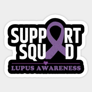 Support Squad Lupus Awareness Sticker